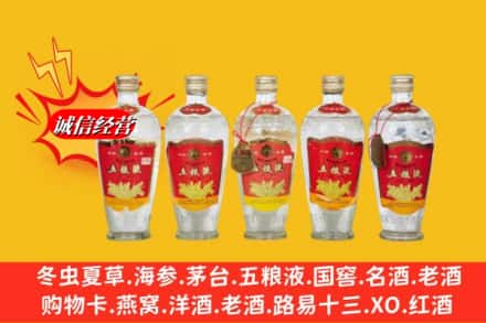 许昌市鄢陵回收老五粮液